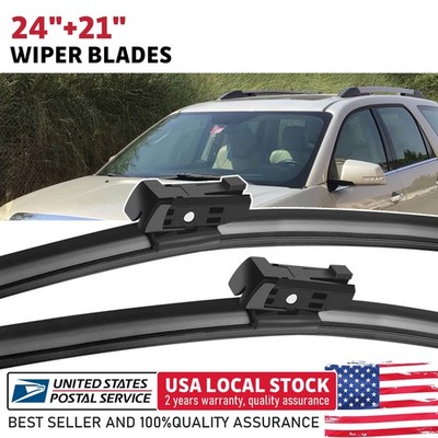 24''&21'' TOP lock Front Wiper Blades Set Premium Hybrid silicone High Quality