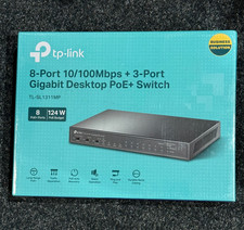 Image of TL-SL1311MP 8-Port 10/100Mbps + 3-Port Gigabit Desktop Switch with 8-Port PoE+