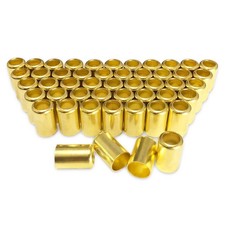 50PCS 7327 Hose Ferrules Brass Fitting, 0.625in ID x 1in Long Repair Ferrules...