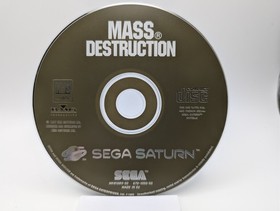 Mass Destruction - Sega Saturn (Disc & Original Foil Case) - PAL - Tested