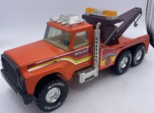 Vintage Nylint Ford Big Pumpkin Orange Wrecker Pressed Steel Tow Truck 16. 1970 Vintage Nylint Ford Big Pumpkin Orange Wrecker Pressed Steel Tow Truck 16. 1970
