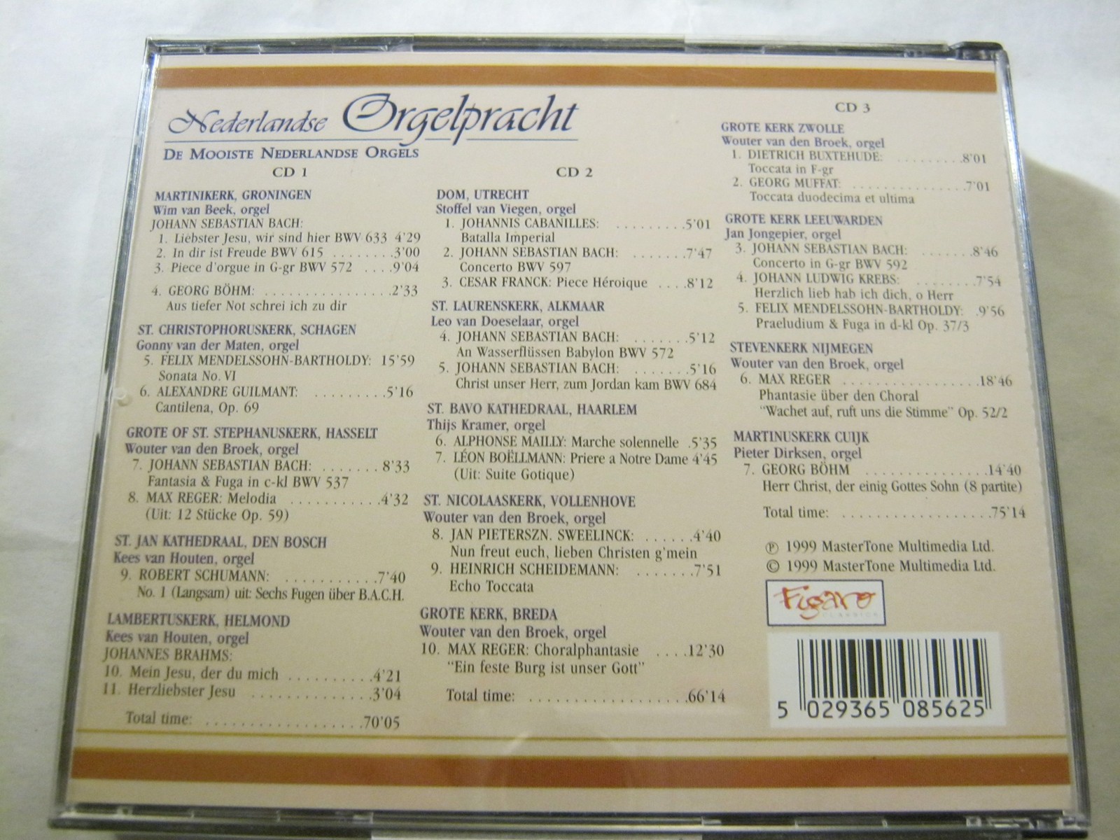 Альбом Various Composers Dutch Organ Splendour (CD)