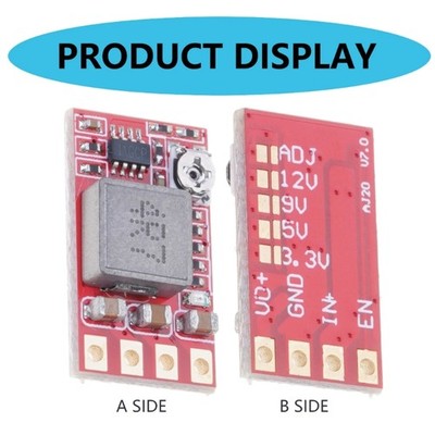 4.5V-30V to 3.3V/5V/9V/12V 1.2A Stepping Down Module Regulated Power Vehicle
