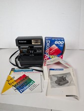Polaroid OneStep Closeup Instant Camera 600 Film Pack Manuals Strap Box Vintage