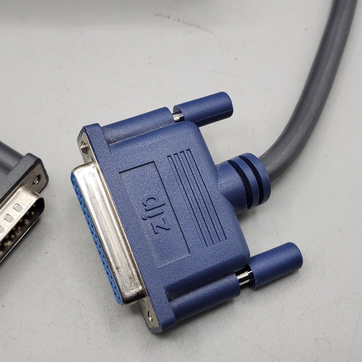 Vintage 1997 Iomega Zip 100 External 100MB PC Parallel Port Drive