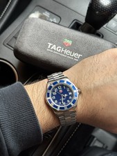 Tag Heuer Professional 2000 Series Sport Watch 38mm Blue Dial WM1113 Rare