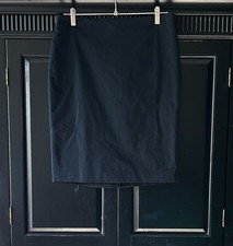 Ann Taylor Women s Black Pencil Skirt Back Vent Hidden Zipper Lined Size 8 NWOT