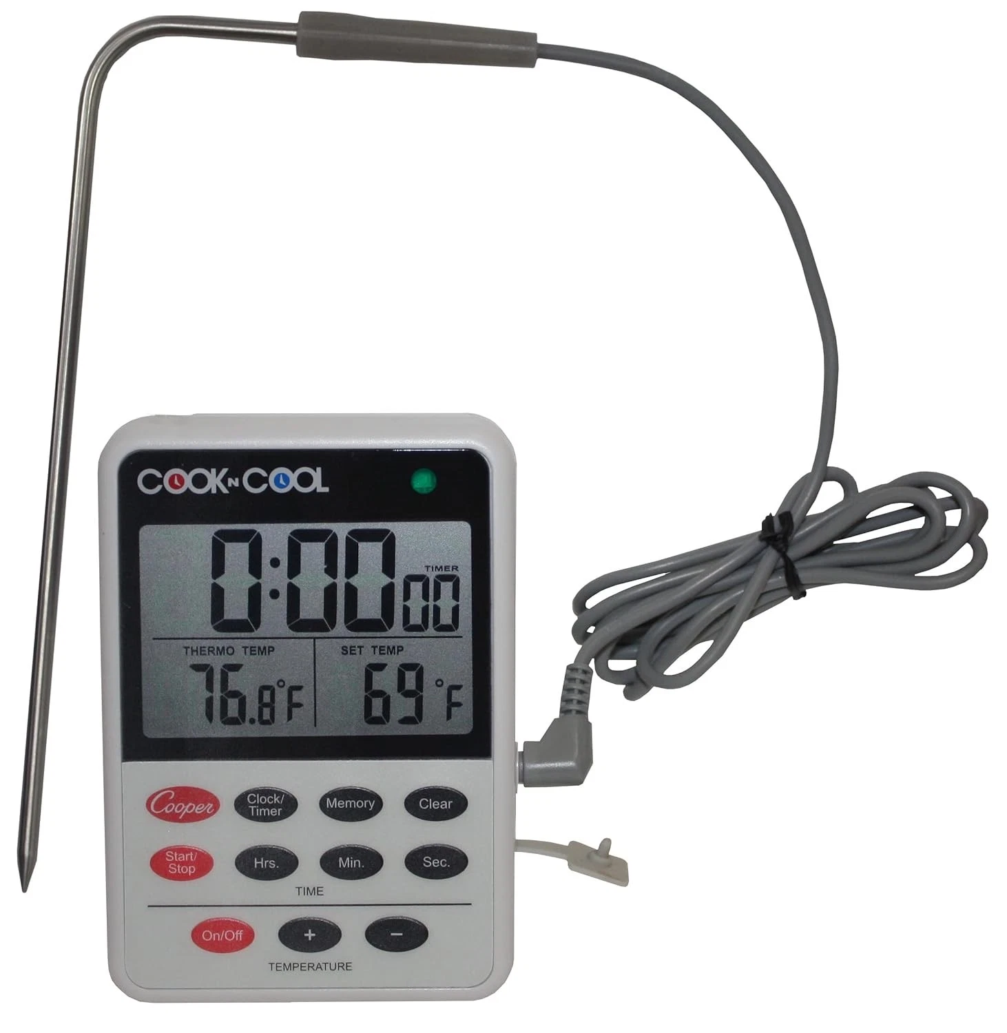 DTT361-01 Digital Meat Thermometer Cooling Thermometer Cook N Cool Cooking &