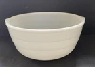 Vintage 1940s GE General Electric Milk Glass 10” Mixer Bowl White Beehive