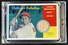 2006 Topps Heritage Vladimir Guerrero Clubhouse Relics Bat #CC-VG