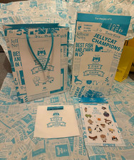 Jellycat Fish & Chip Bags + Stickers + Napkin + Peg | Selfridges Exclusive 