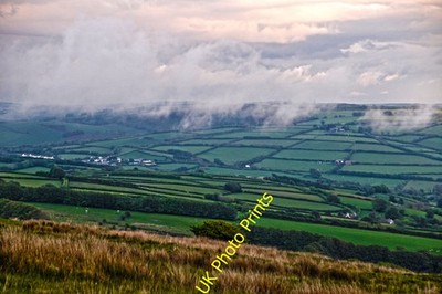Photo A2 West Somerset : Exmoor - Moorland Scenery Codsend Looking acros c2014
