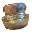 antique clear glass apothecary Or Pharmacy Jar — photo 3