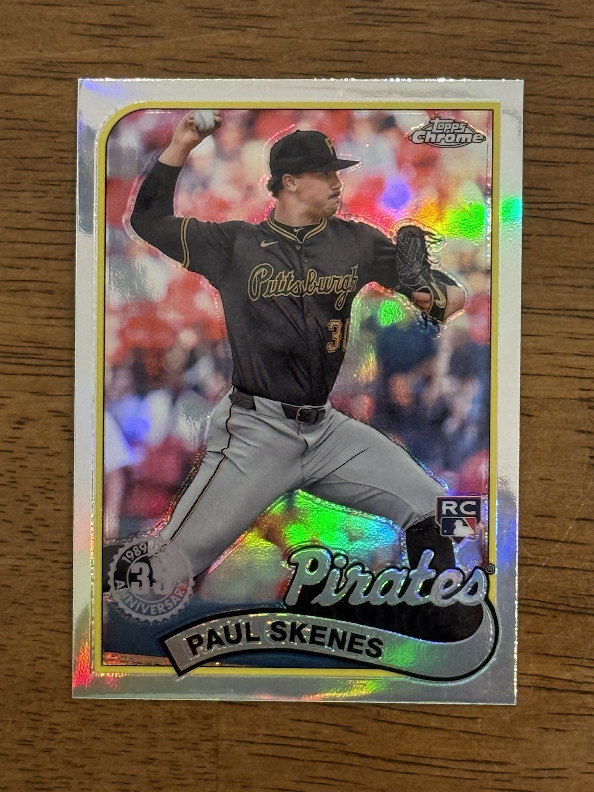 2024 Topps Chrome Update Paul Skenes RC 1989 Refractor #89CU-1 Pirates RC #13807