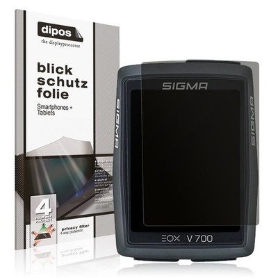 Blickschutzfolie für SIgma Eox View 700 matt Schutzfolie Folie Display Schutz