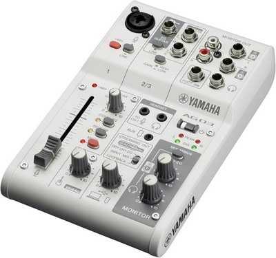 Yamaha AG06MK2 Weiß 6-Kanal Live Streaming Mixer USB-C Audio Interface Japan
