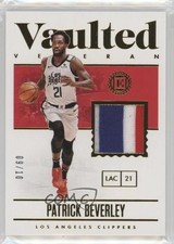 2019-20 Panini Encased Vaulted Veteran Materials Prime 9/10 Patrick Beverley 6fs