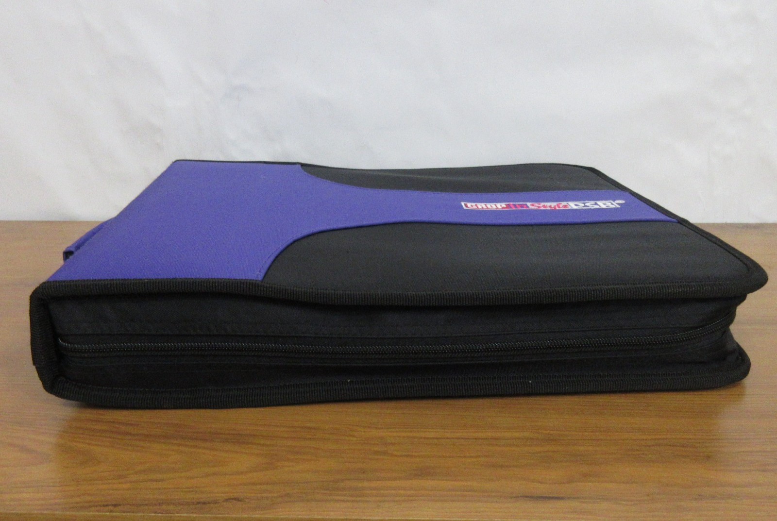Crop In Style PSB Storage 3 Ring Zip Binder Black Purple Plus 23 Sleeves LOADED