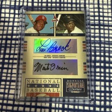 2005 Donruss Signature Quad Auto Brock Irvin Kiner Williams HOF-74
