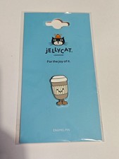 Official Jellycat Amuseables Coffee To Go Enamel Pin Badge (New & Sealed)