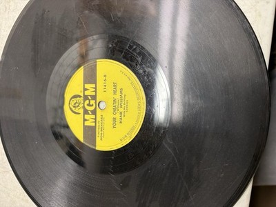 Lot of (4) Vintage 78 RPM Country Records Hank Williams Ernest Stoneman King