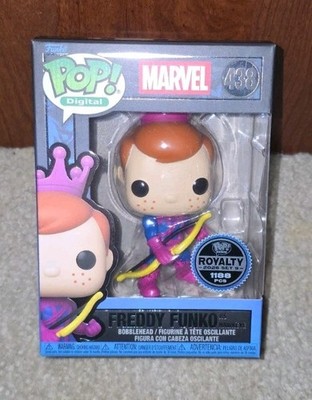 Funko Royalty Marvel West Coast Avengers Freddy As Hawkeye #438 w/Protector 