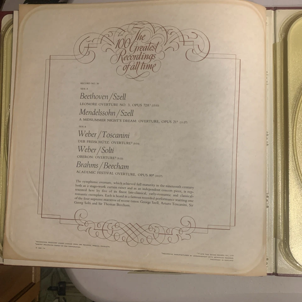 The Greatest 100 Recordings Of All Time,49/Box Set(2), Franklin Mint, Set 25 - Image 3 of 4