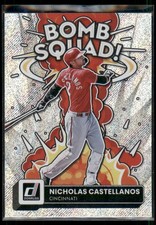 2022 Donruss Nicholas Castellanos Bomb Squad Rapture #BS-10 Cincinnati Reds