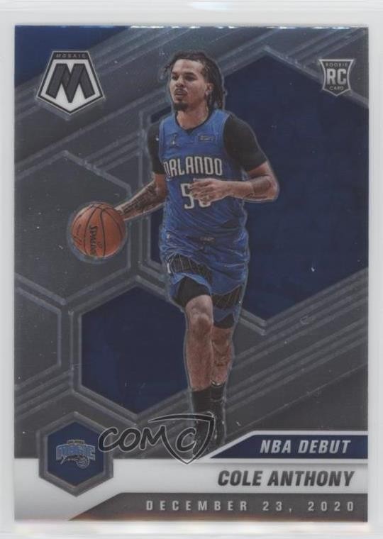 2020-21 Panini Mosaic NBA Debut Cole Anthony #268 Rookie RC gp1