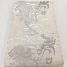 6645 Japanese Vintage Fukuro Obi Belt Kimono Fabric Silk Traditional
