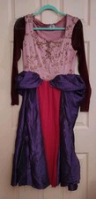 Hocus Pocus Pink / Purple Medium Polyester Girls Long Sleeve Dress