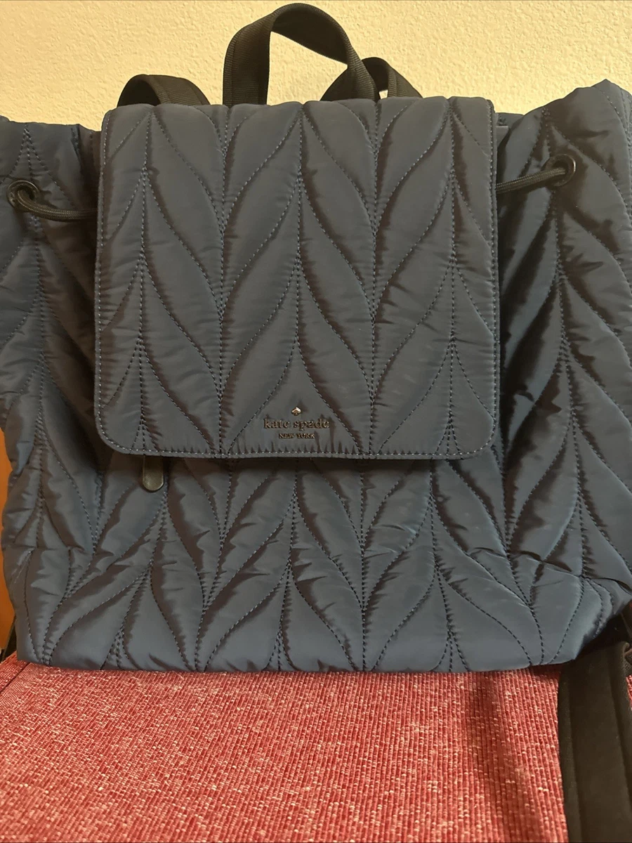 NWOT Kate Spade Ellie Large Quilted Nylon Backpack kate spade | Bags | Kate Spade New York Ellie Large Flap  main image 4