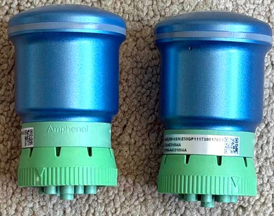 LOT OF 2 RAND MCNALLY ELECTRONIC LOGGING DEVICE ELD 50 9 PIN GREEN CONNECTOR