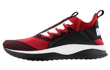 PUMA Tsugi Jun Red Black 365489-11 Men Low Top Casual Sneakers