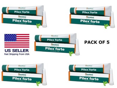 Pilex forte Ointment Himalaya 30g USA Seller Free Shipping (Pack of 5)