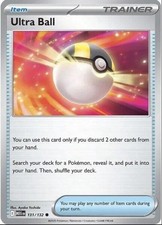 Ultra Ball 131/132 - Mega Evolution Reverse Holo - NM