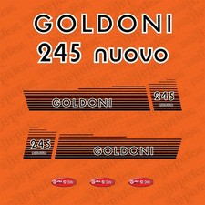 Adesivi di Ricambio Goldoni 245 Nuovo – Kit Decalcomanie Trattore Aftermarket