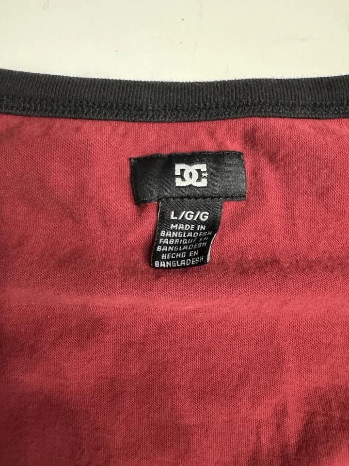 DC Shoes Tank Top Mens L Maroon Camo Pocket Sleeveless Shirt Skateboarding - Image 3 of 4