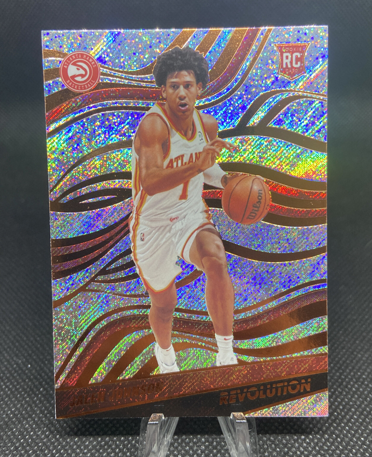 JALEN JOHNSON 2021 22 Panini Revolution Basketball ROOKIE RC #103 Atlanta Hawks