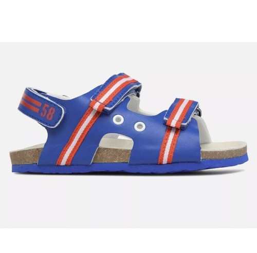 Chicco Little Boys Sandal UK 7.5 Hettore Italian Style designer EUR 25 Blue Red - Picture 8 of 12