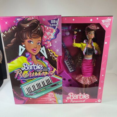 Barbie Rewind 80s Edition Girls Night Out Brunette Steffie Rockers Doll 2021 NIB