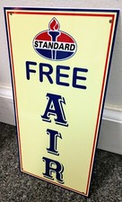 Standard Free Air Sign Gas Gasoline Oil Standard Free Air Sign Gas Gasoline Oil