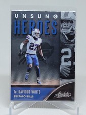 2020 Panini Absolute Football Tre-Davious White Unsung Heroes Card #UH-TW E2F