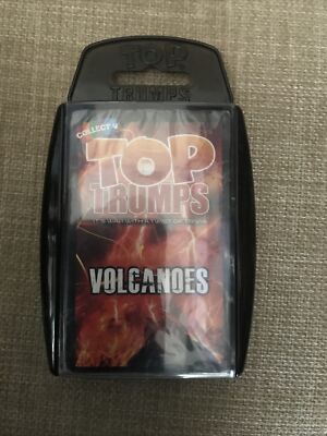 Volcanoes Top Trumps Educational Card Game - Learn, Discover & Play New Sealed
