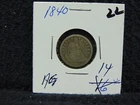 1841-O SEATED LIBERTY DIME AG