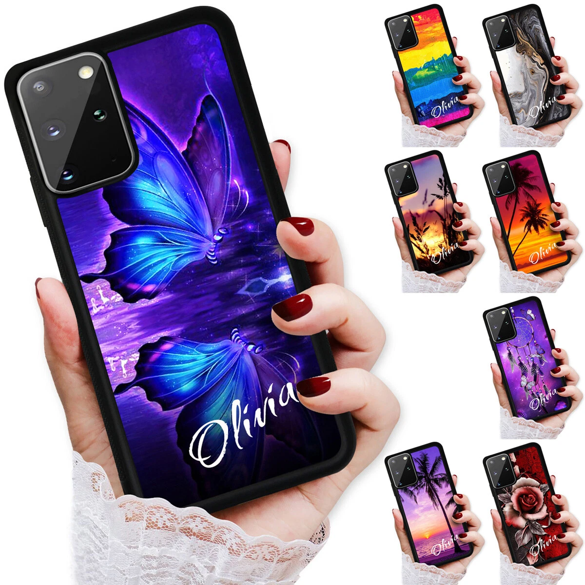 For Samsung S23 Plus Ultra S22 S21 FE Phone Case Personalised