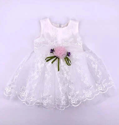 Mädchenkleid festlich, Tüll, besondere Anlässe, Blumenkleid, Gr. 92, 98, 104,110 - Bild 1 von 4