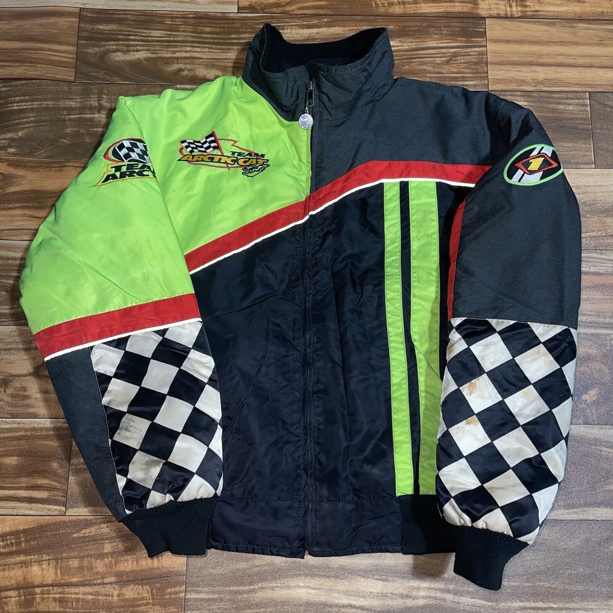 古着 ARCTIC CAT レーシングジャケット USA製 メンズXL /eaa378096