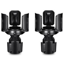 2x Car Cup Holder Expander Adapter Universal For Large Bottles Mugs