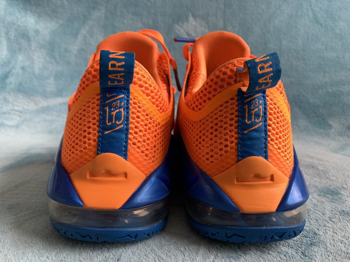 Nike LeBron 12 Low GS 'Cavs Classic' Bright Citrus Size: 5Y
